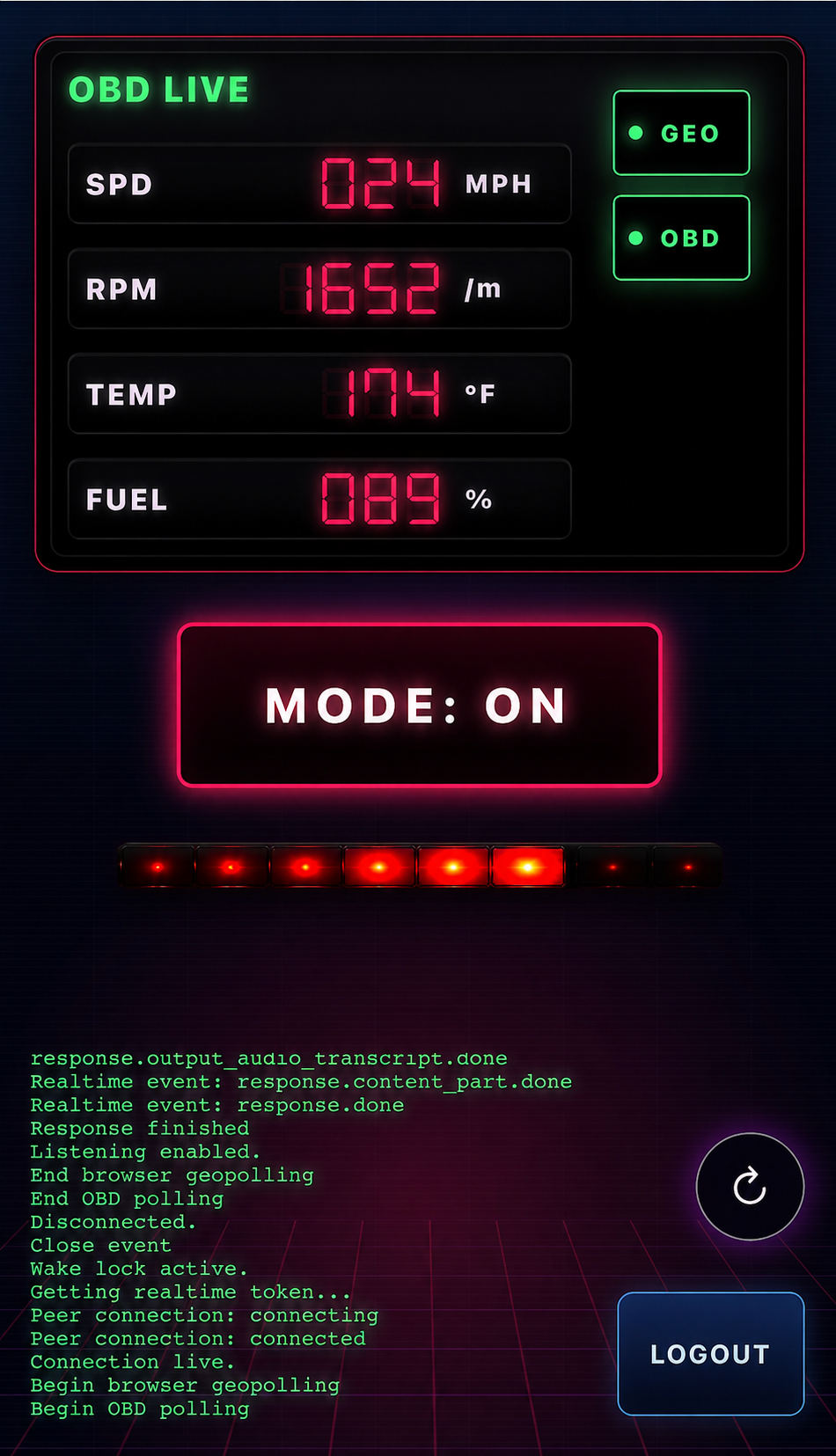 Talking Car Steve app preview